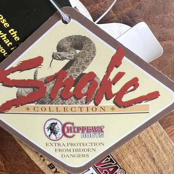 CHIPPEWA SNAKE BOOTS MEN\'S SIZE 14 EE  NWT main image 8